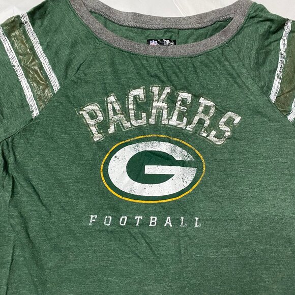 Green Bay Packers Women’s Tee Size L – NFL Team Apparel 1st & Fashion Collection - Picture 4 of 4